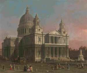 نقاشی Canaletto – St. Paul's Cathedral, circa 1754