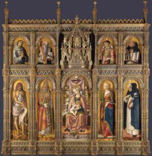 نقاشی Carlo Crivelli - The Demidoff Altarpiece