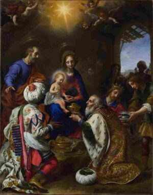 نقاشی Carlo Dolci - The Adoration of the Kings