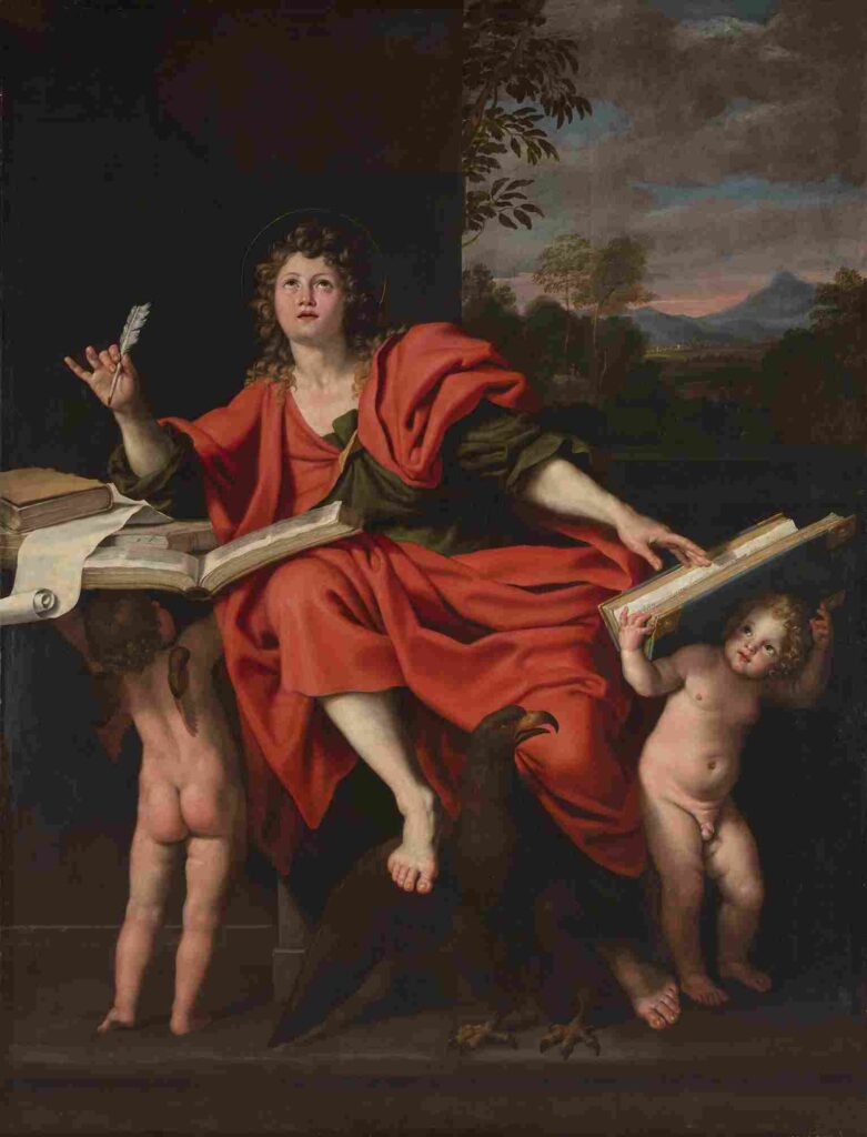 نقاشی Domenichino - Saint John the Evangelist