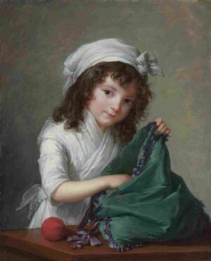 نقاشی Elizabeth Louise Vigée Le Brun - Mademoiselle Brongniart