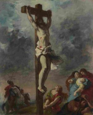 نقاشی Eugène Delacroix - Christ on the Cross