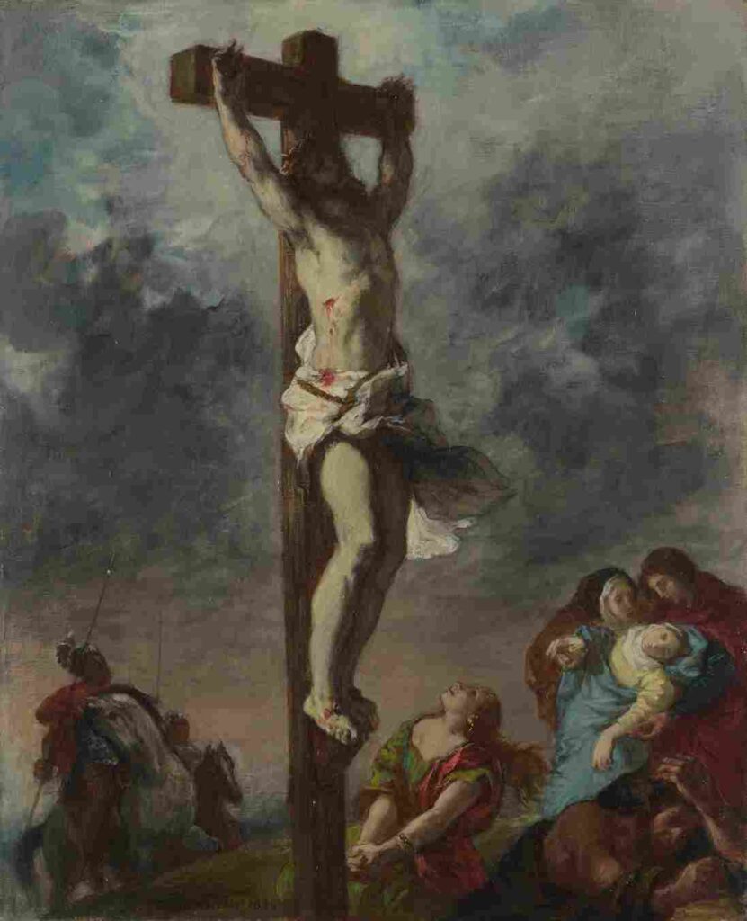 نقاشی Eugène Delacroix - Christ on the Cross