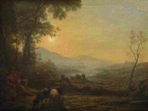 نقاشی Follower of Claude Lorrain - The Herdsman