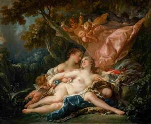 نقاشی François Boucher - La Nymphe Callisto1759