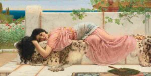 نقاشی John Godward - When the Heart is Young 1902