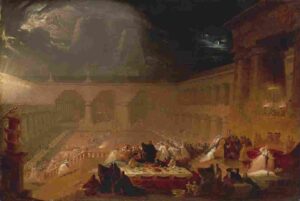 نقاشی John_Martin_-_Belshazzar's_Feast_-_Google_Art_Project