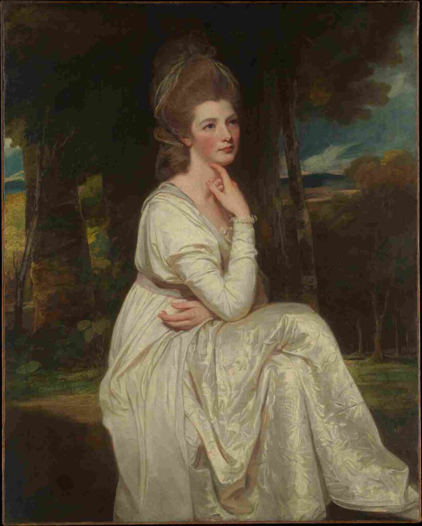 نقاشی Lady_Elizabeth_Stanley_Countess_of_Derby_1776–78_George_Romney