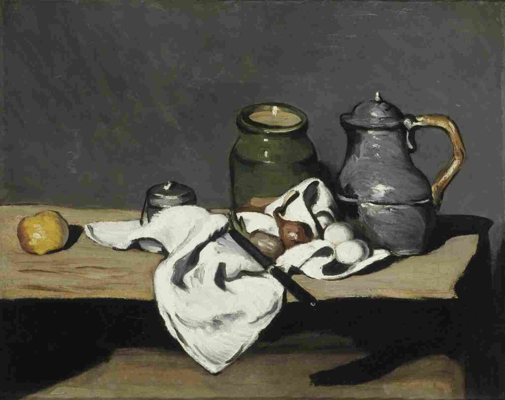 نقاشی Paul Cézanne – Still life with kettle1967