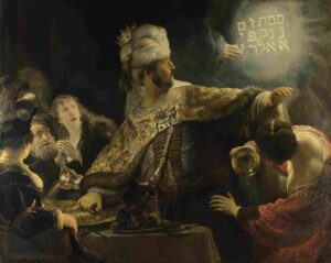 نقاشی Rembrandt - Belshazzar's Feast