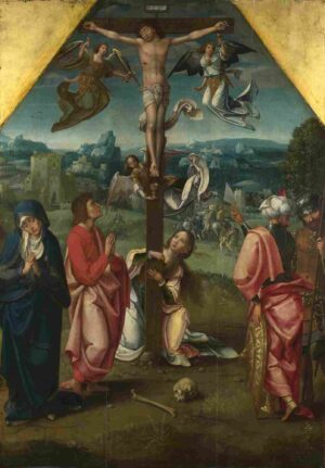 نقاشی Workshop of the Master of 1518 - The Crucifixion