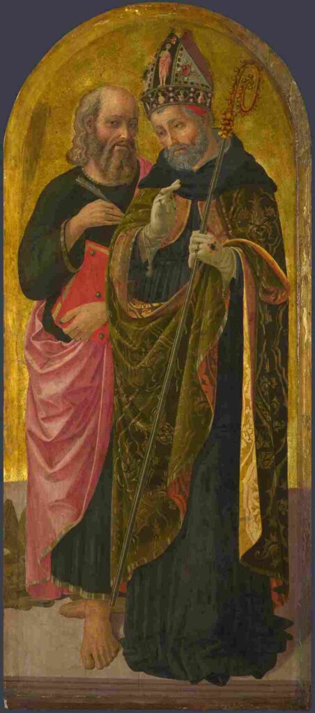 نقاشی Zanobi Machiavelli - Saint Mark and Saint Augustine