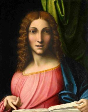 نقاشی Correggio - Salvator Mundi