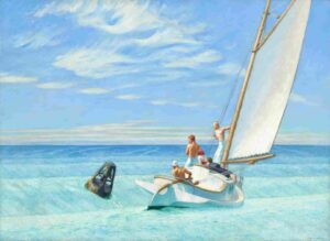 نقاشیEdward Hopper - Ground Swell