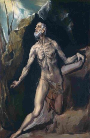 نقاشیEl Greco - Saint Jerome