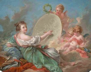 نقاشیFrançois Boucher - Allegory of Painting