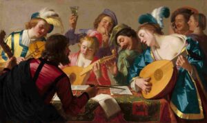 نقاشیGerrit van Honthorst - The Concert