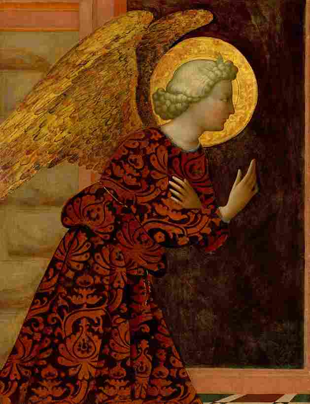 Masolino da Panicale - The Archangel Gabriel