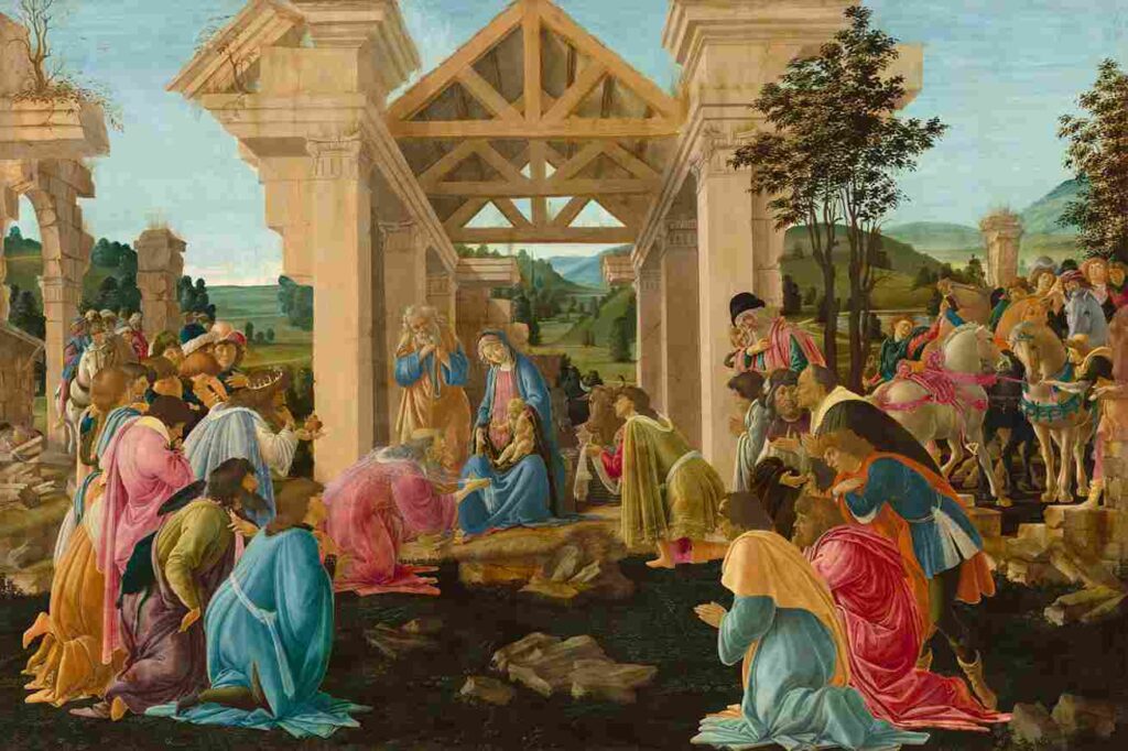 نقاشیSandro Botticelli - The Adoration of the Magi