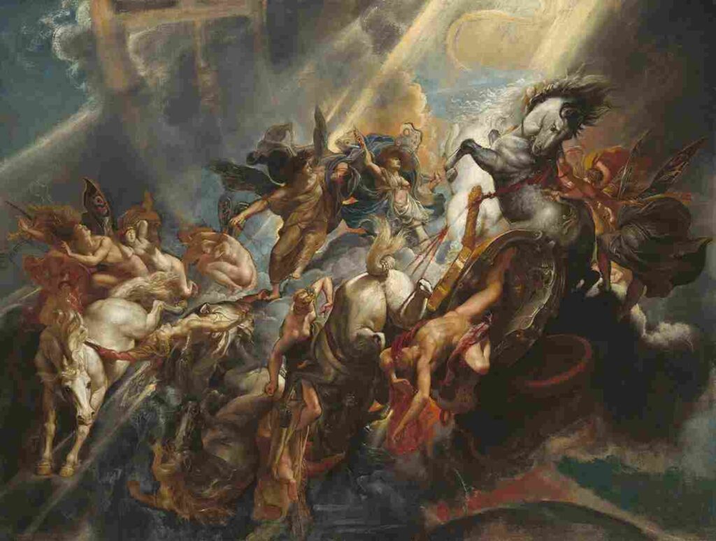 نقاشیSir Peter Paul Rubens - The Fall of Phaeton